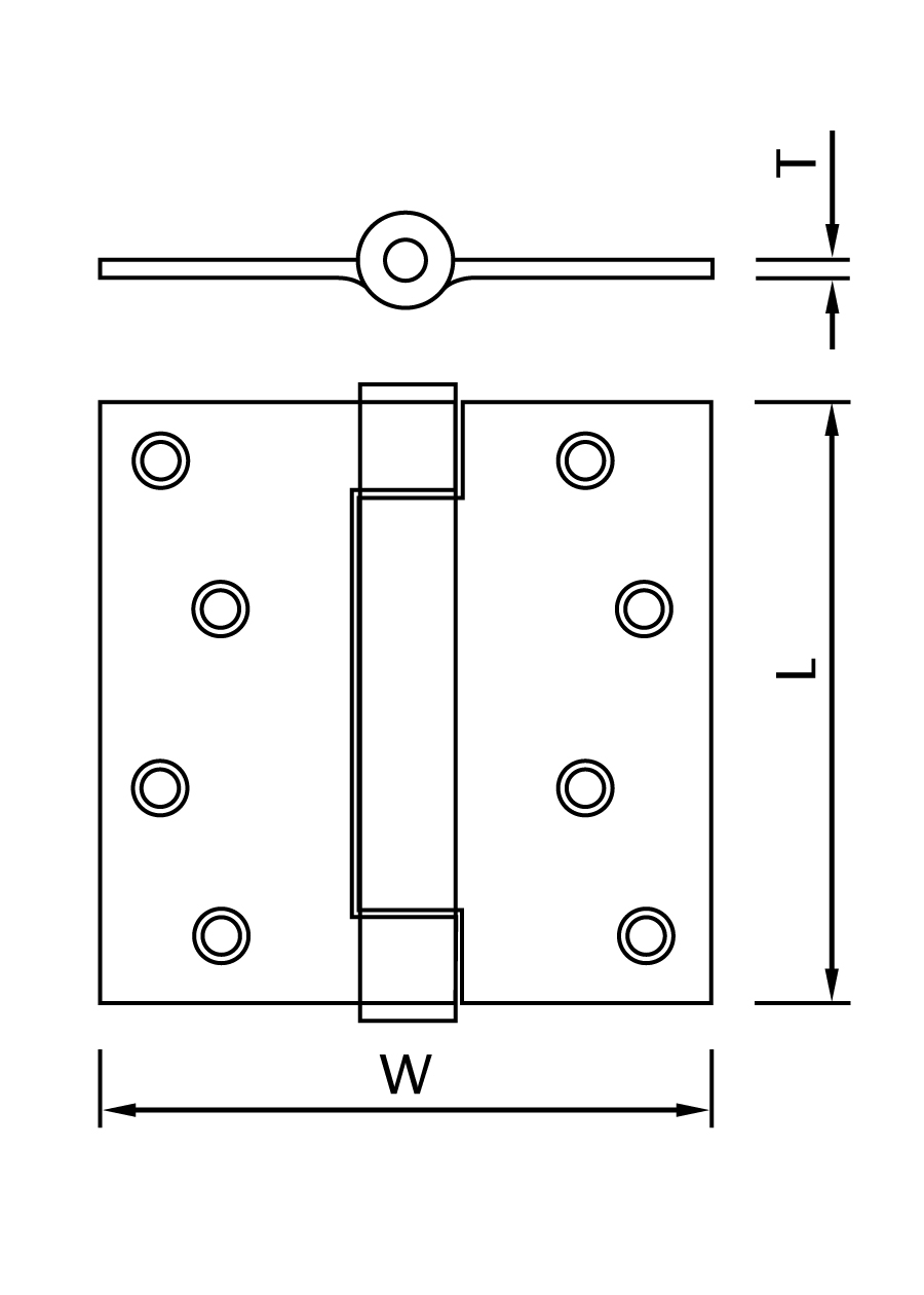 Spring Hinge ASSA ABLOY