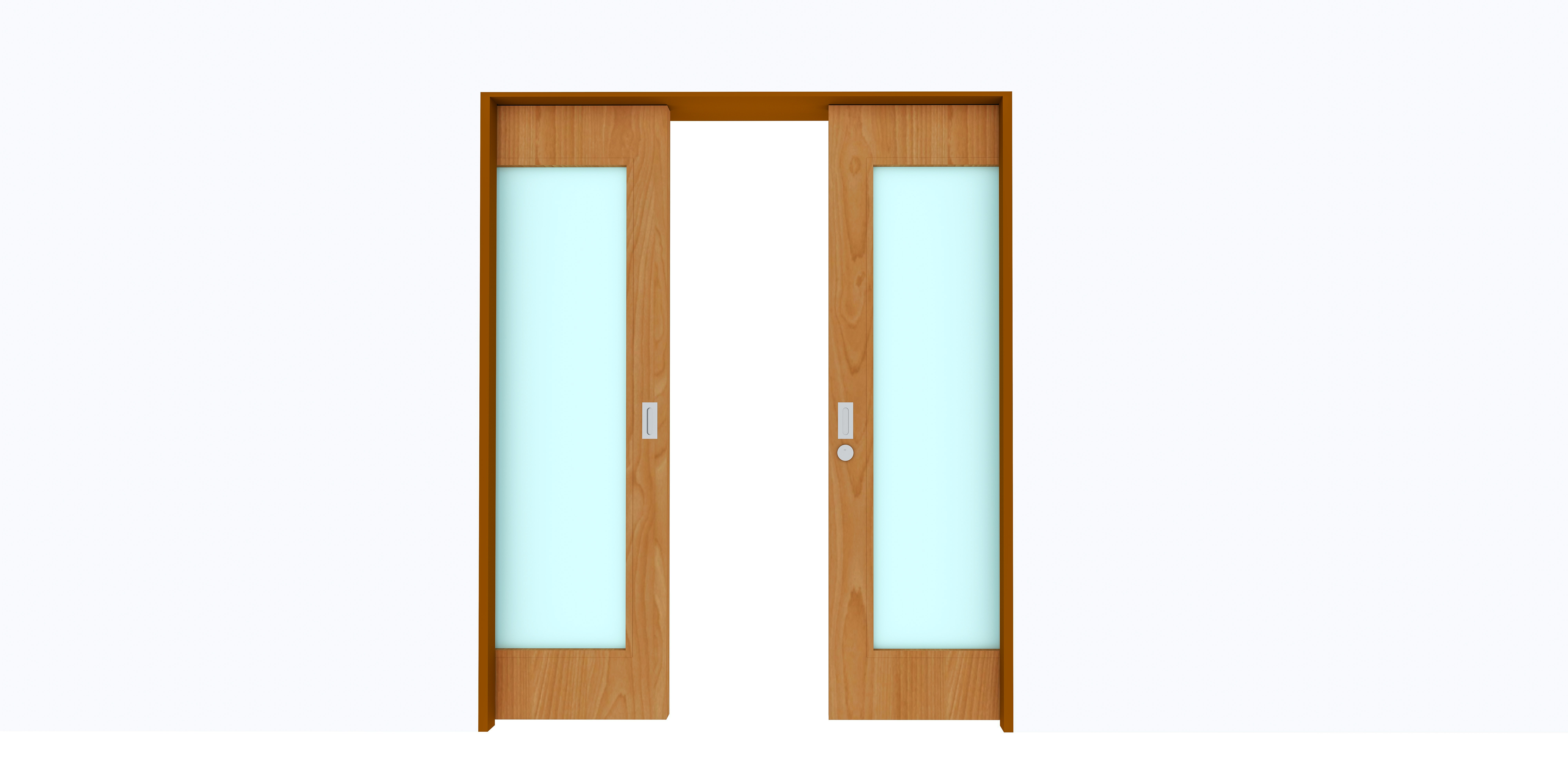 wooden-doorset-apartment-sliding-door-double-assa-abloy