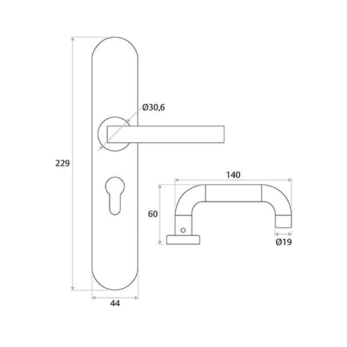 Seagull Lever Handle | ASSA ABLOY