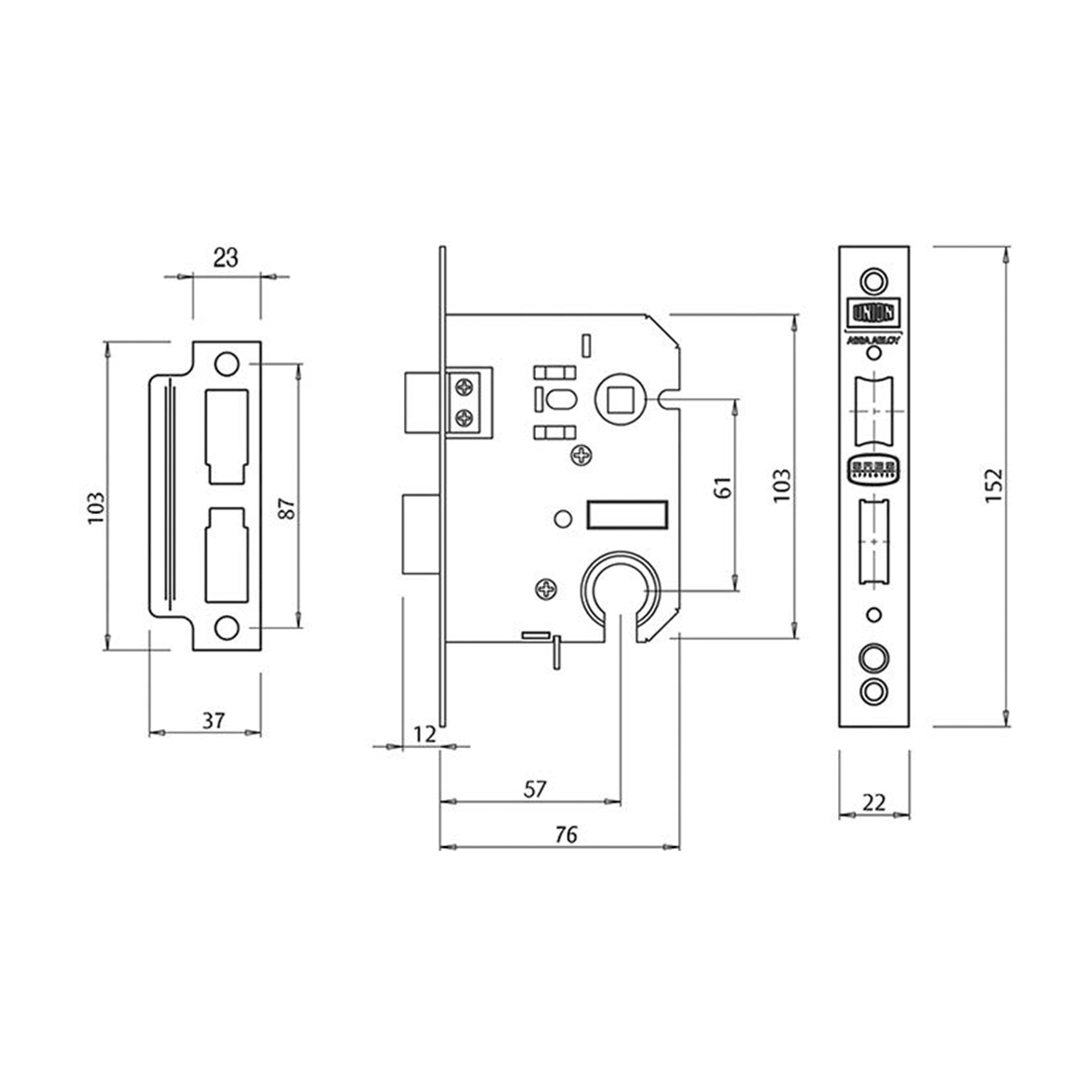 Gower Euro Profile Cylinder Lockset (with Cylinder) | ASSA ABLOY